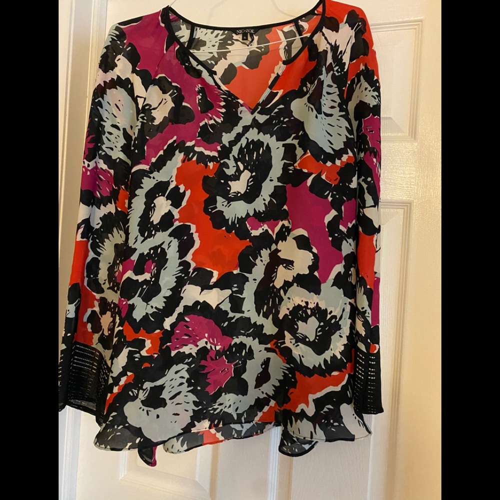 NIC+ZOE nice blouse in nice colors size XL